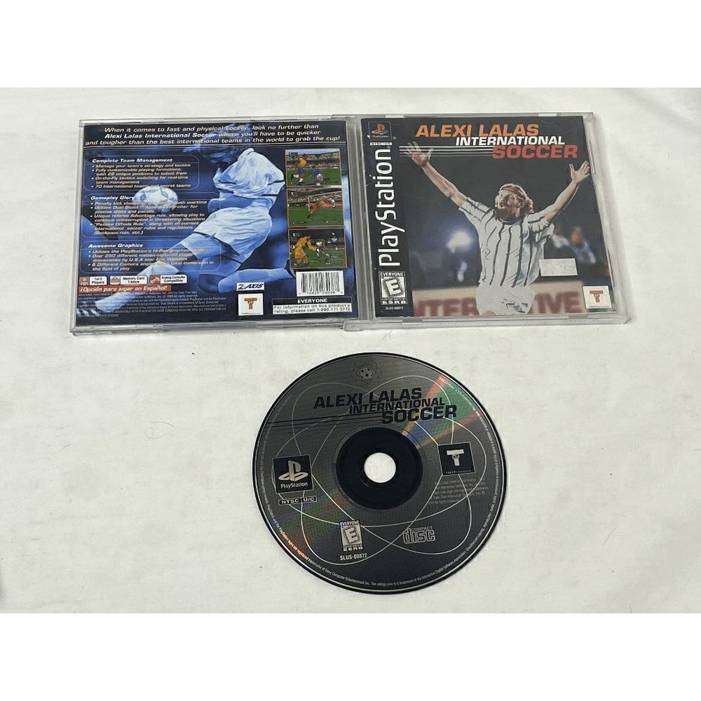 Alexi Lalas International Soccer (Sony‎ Playstation 1 ps1 ps2 ps3) Complete